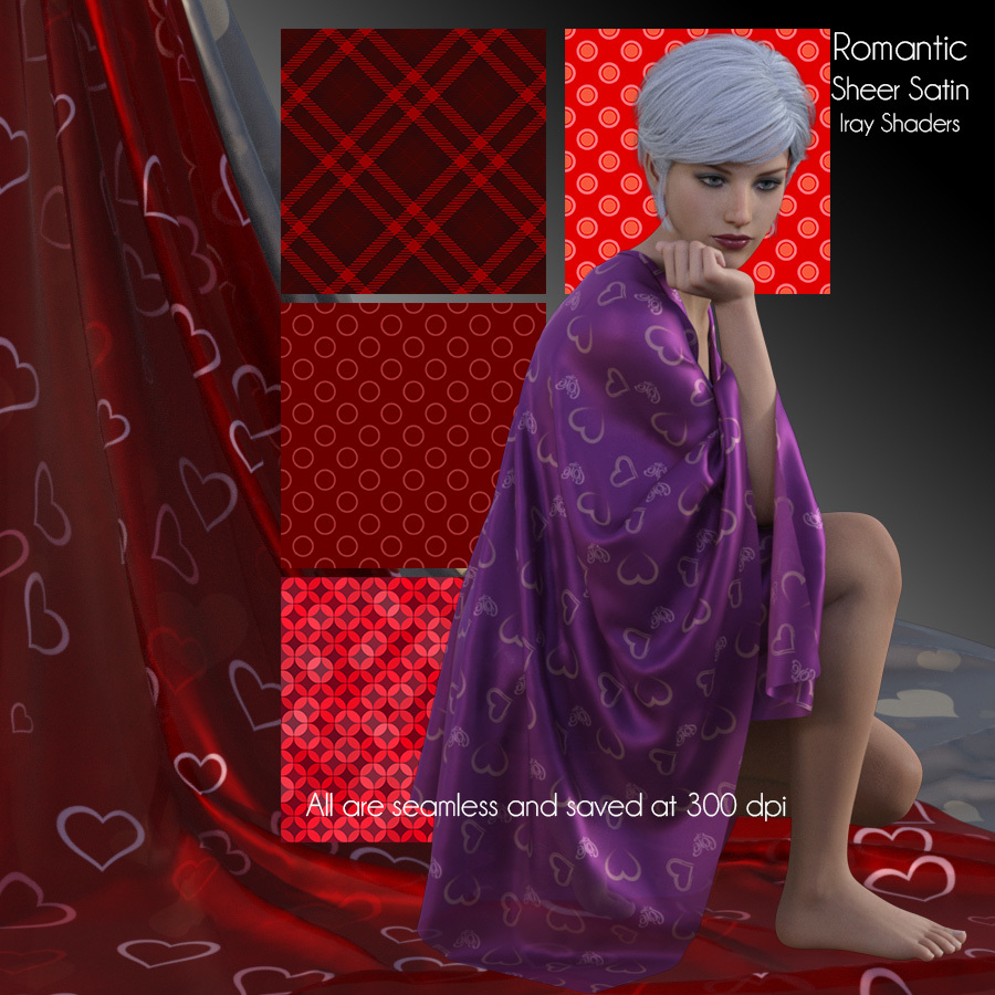 Romantic Sheer Satin Iray Shaders by N/A
