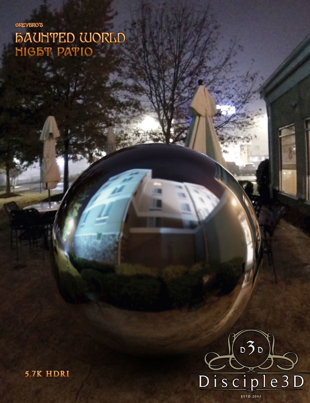 Greybro's Haunted World - Night Patio HDRI by N/A