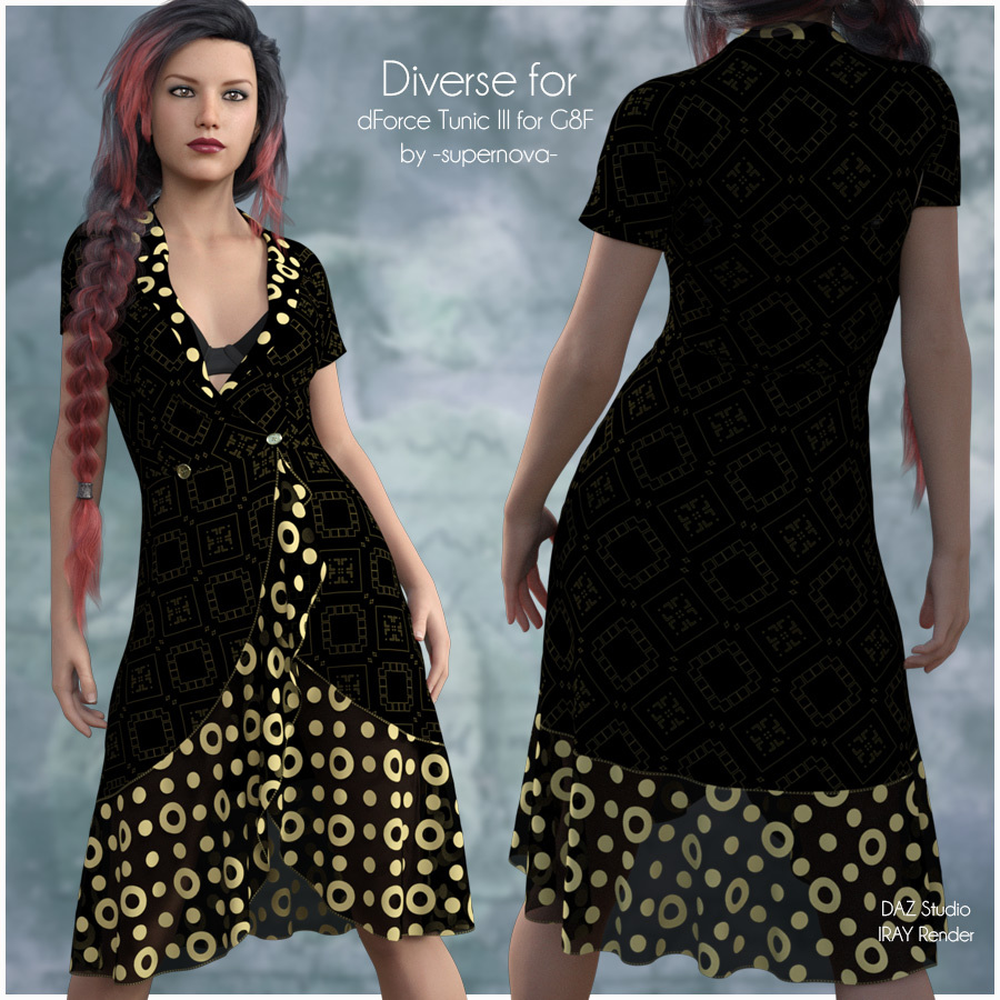 Diverse for dForce Tunic III by N/A