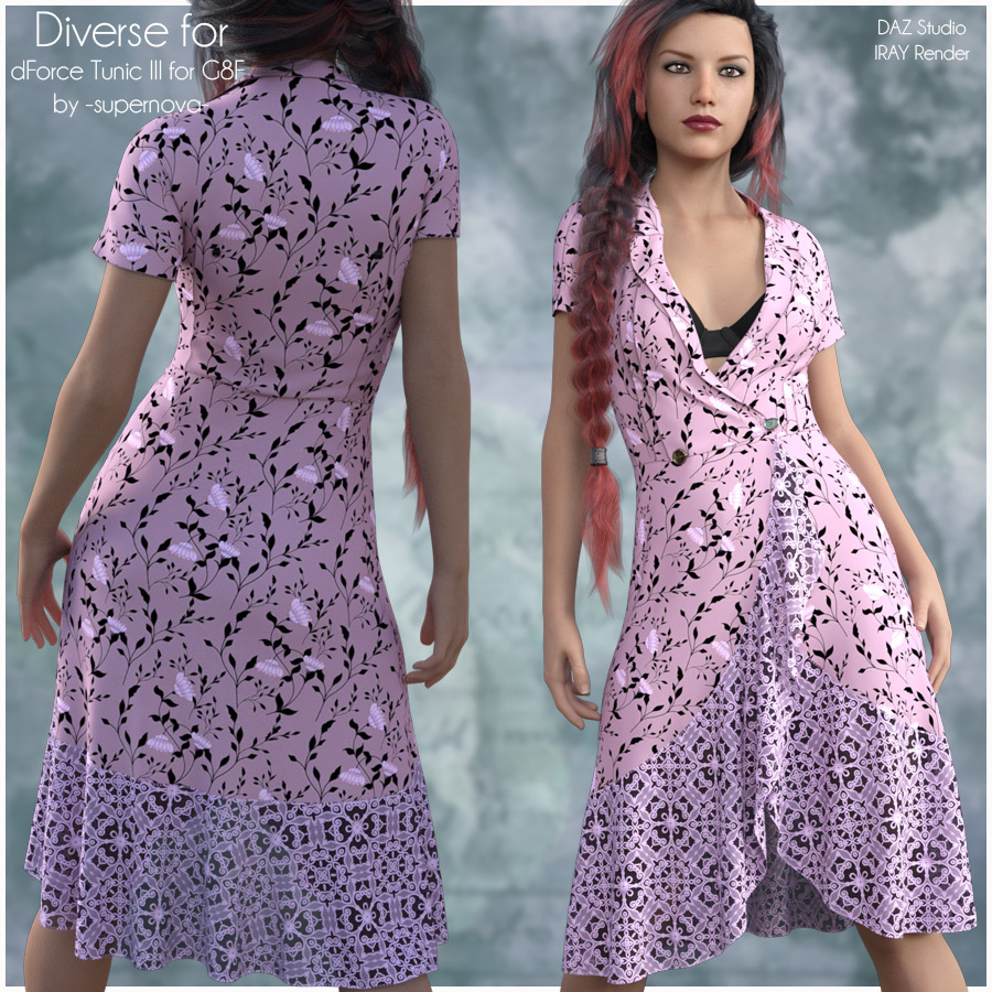 Diverse for dForce Tunic III by N/A