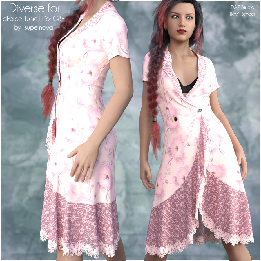 Diverse for dForce Tunic III by N/A