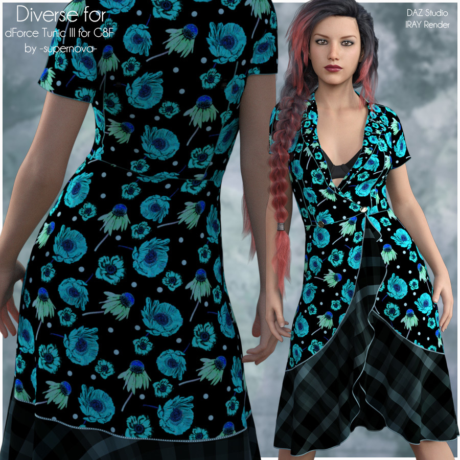 Diverse for dForce Tunic III by N/A