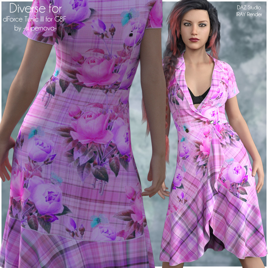 Diverse for dForce Tunic III by N/A