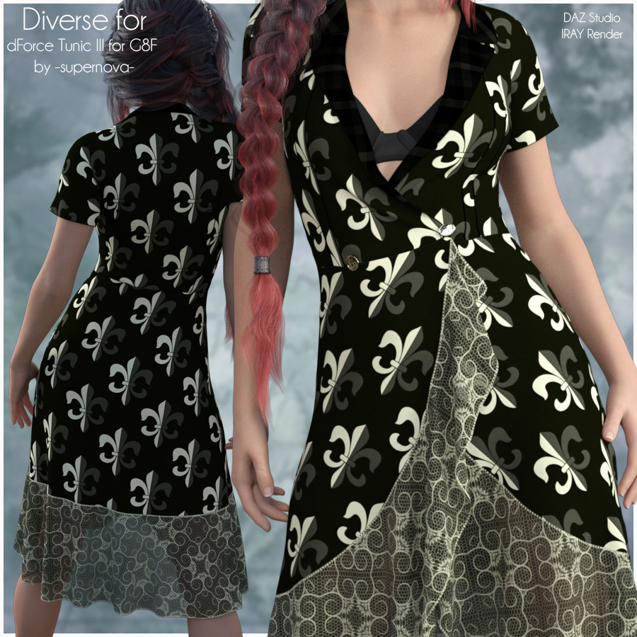 Diverse for dForce Tunic III by N/A