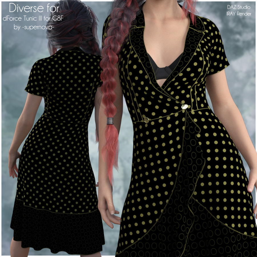 Diverse for dForce Tunic III by N/A