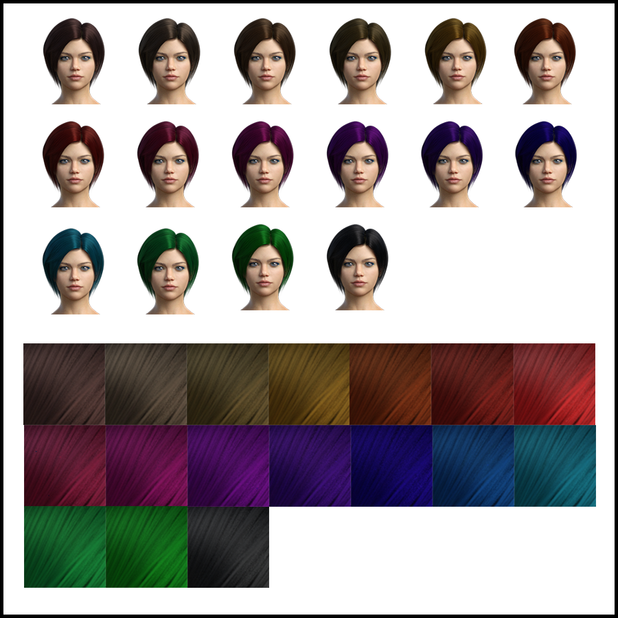 SB Hair for Genesis 8 Female by N/A