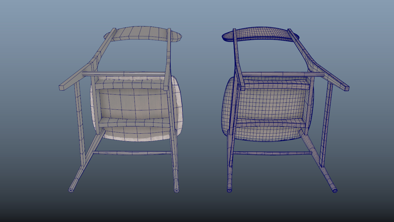 Scandinavian Design Chair 70 - Photoscanned PBR - Extended License by N/A