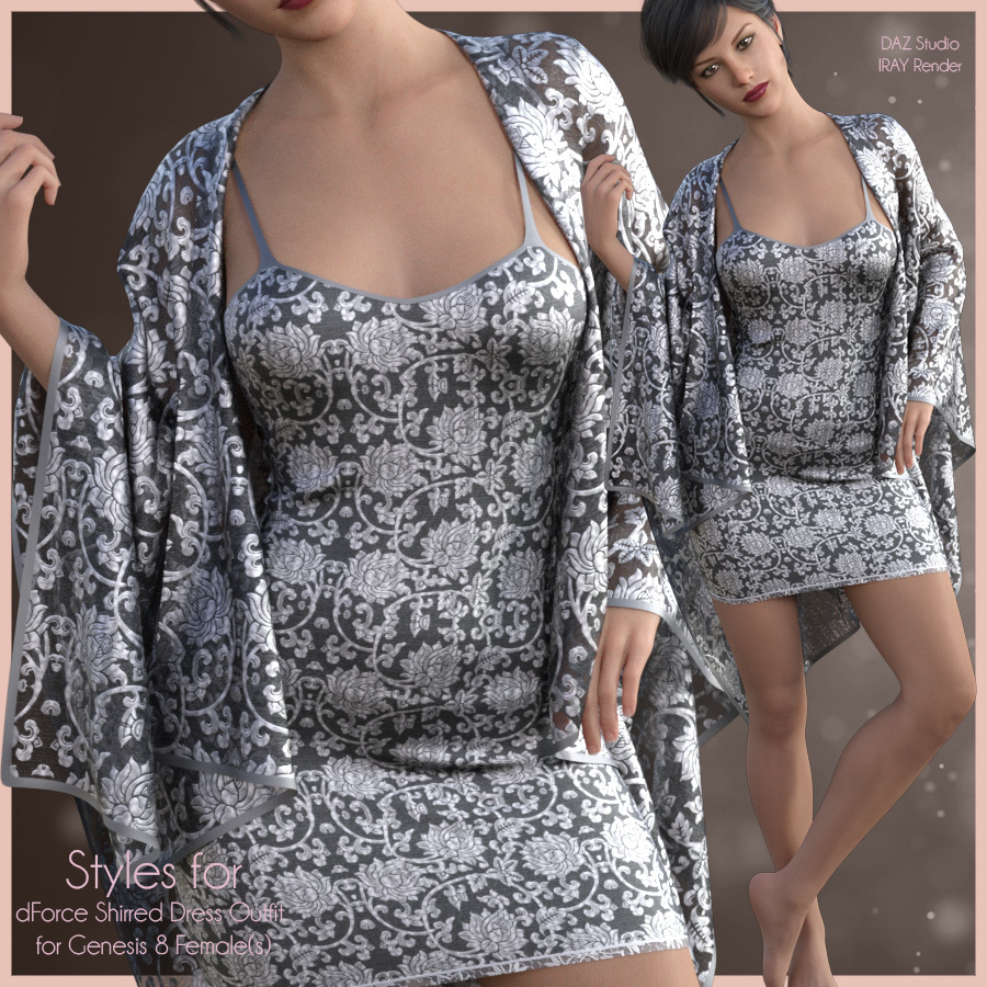 Styles for Shirred Dress by N/A