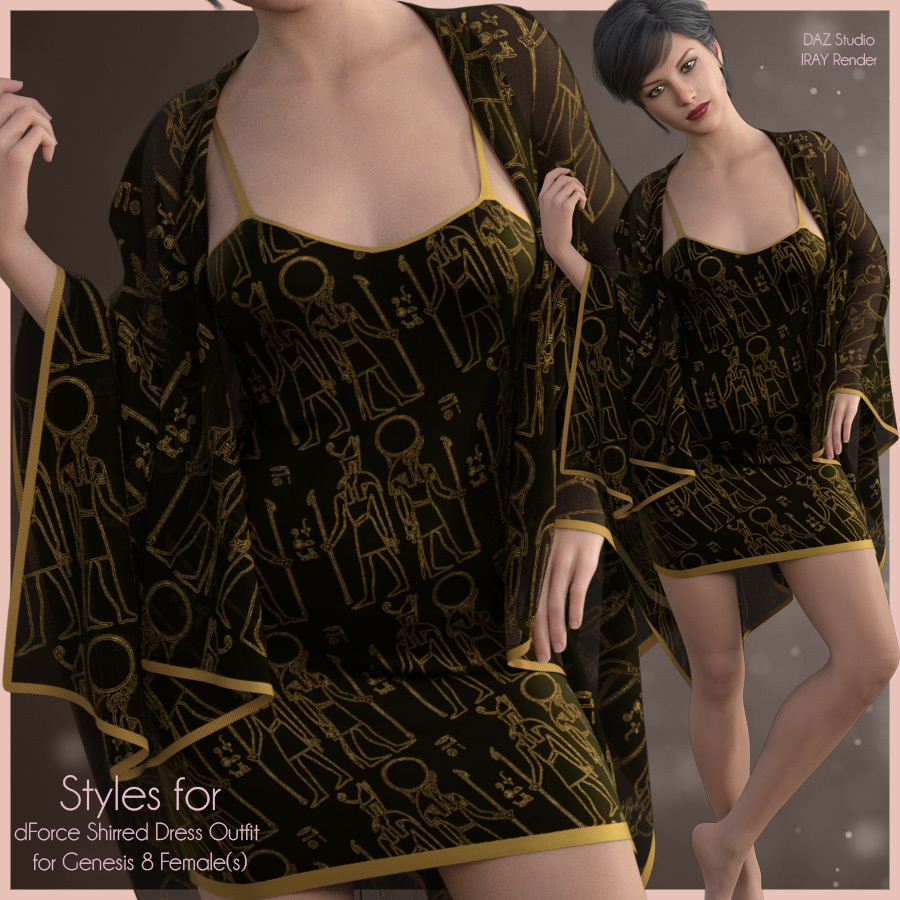 Styles for Shirred Dress by N/A