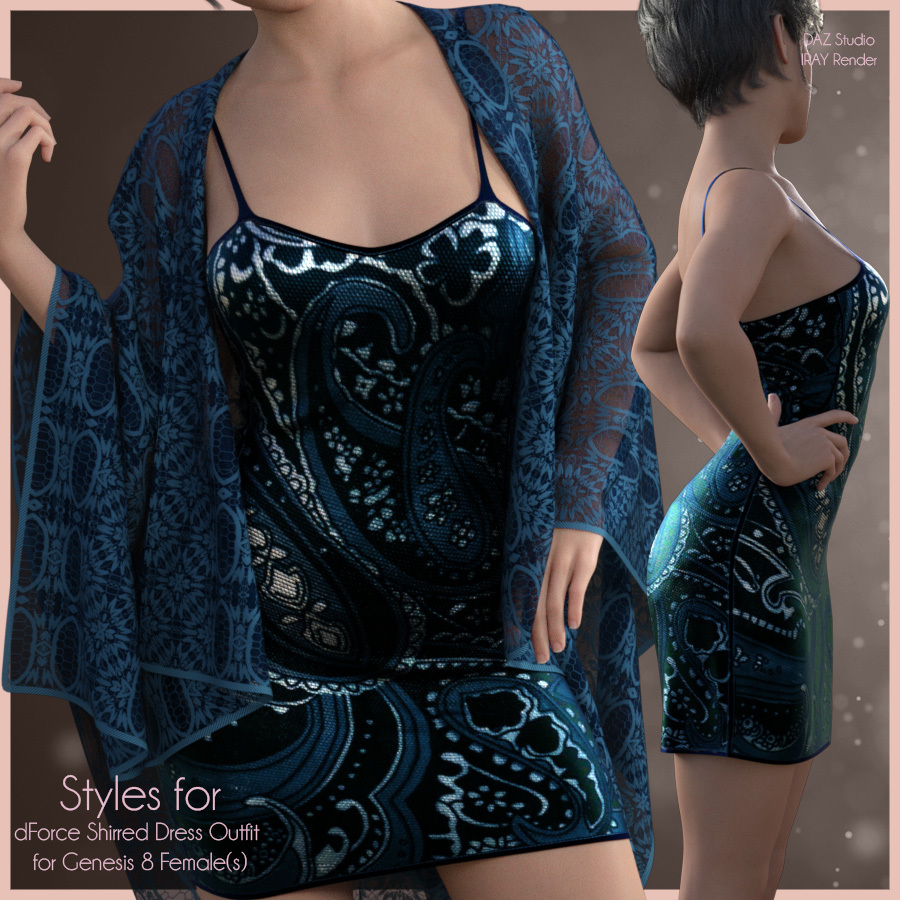 Styles for Shirred Dress by N/A