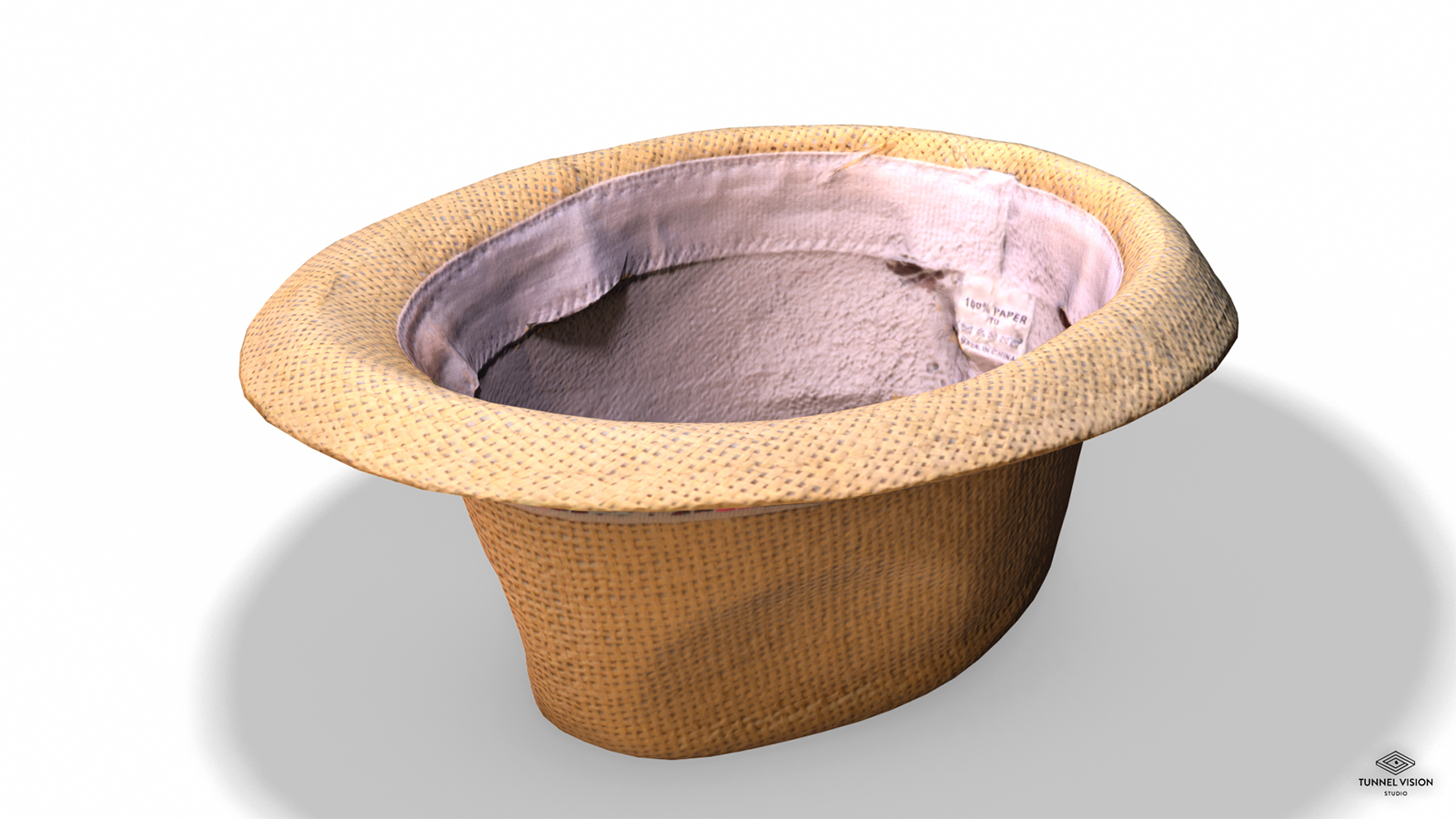 Straw Hat Ibiza - Photoscanned PBR - Extended License by N/A