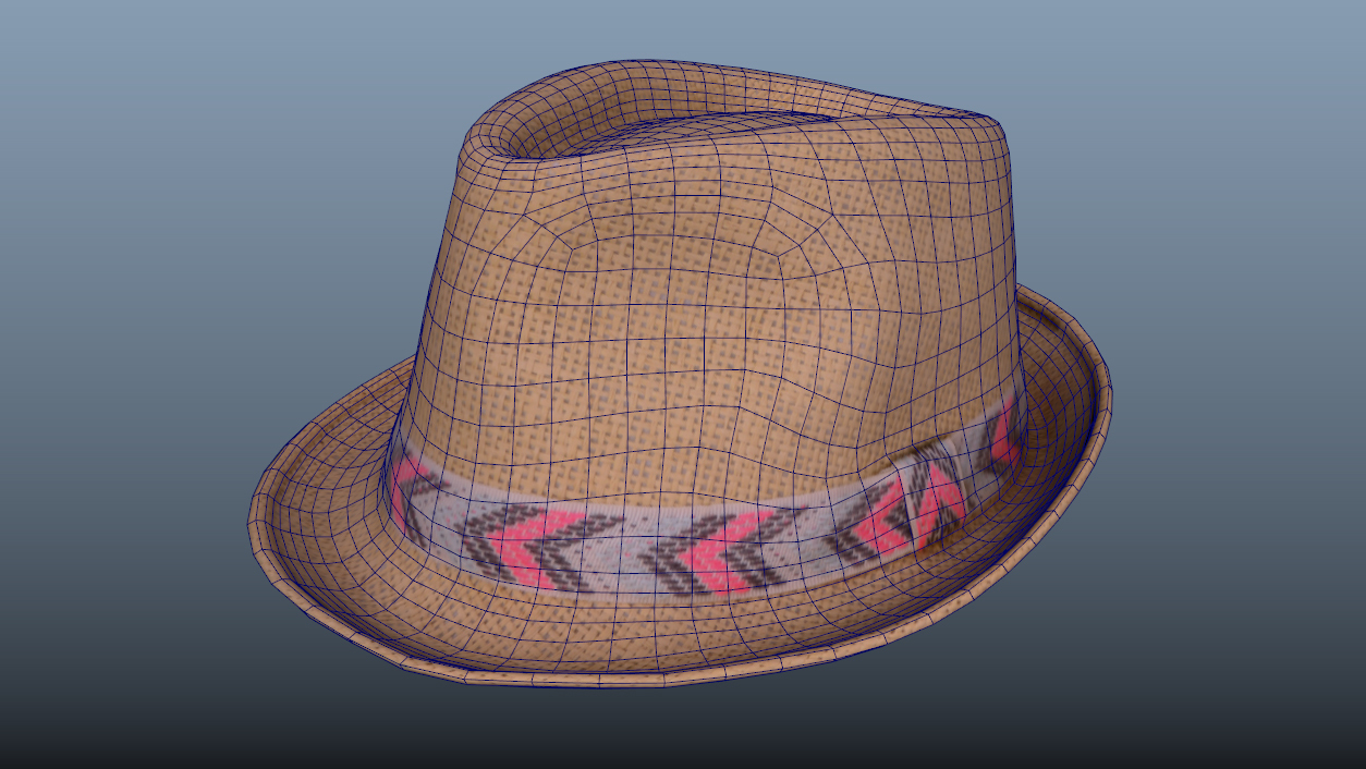 Straw Hat Ibiza - Photoscanned PBR - Extended License by N/A
