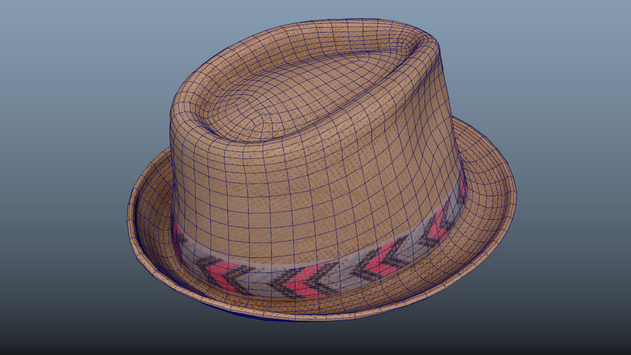 Straw Hat Ibiza - Photoscanned PBR - Extended License by N/A