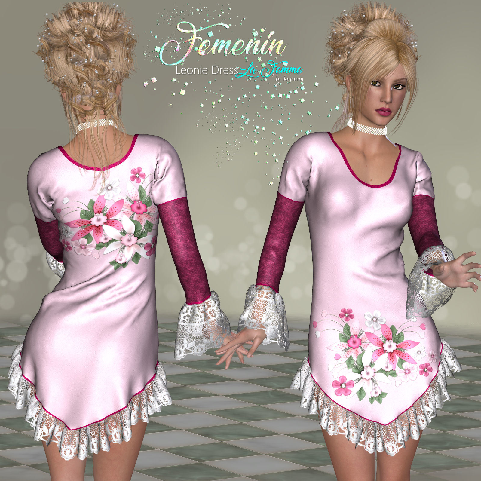 DA-Femenin for Leonie Dress by N/A