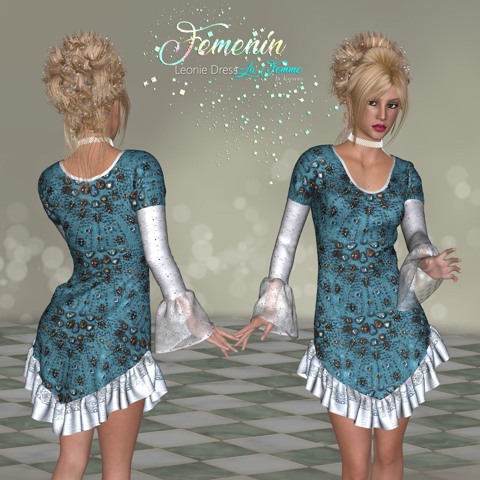 DA-Femenin for Leonie Dress by N/A