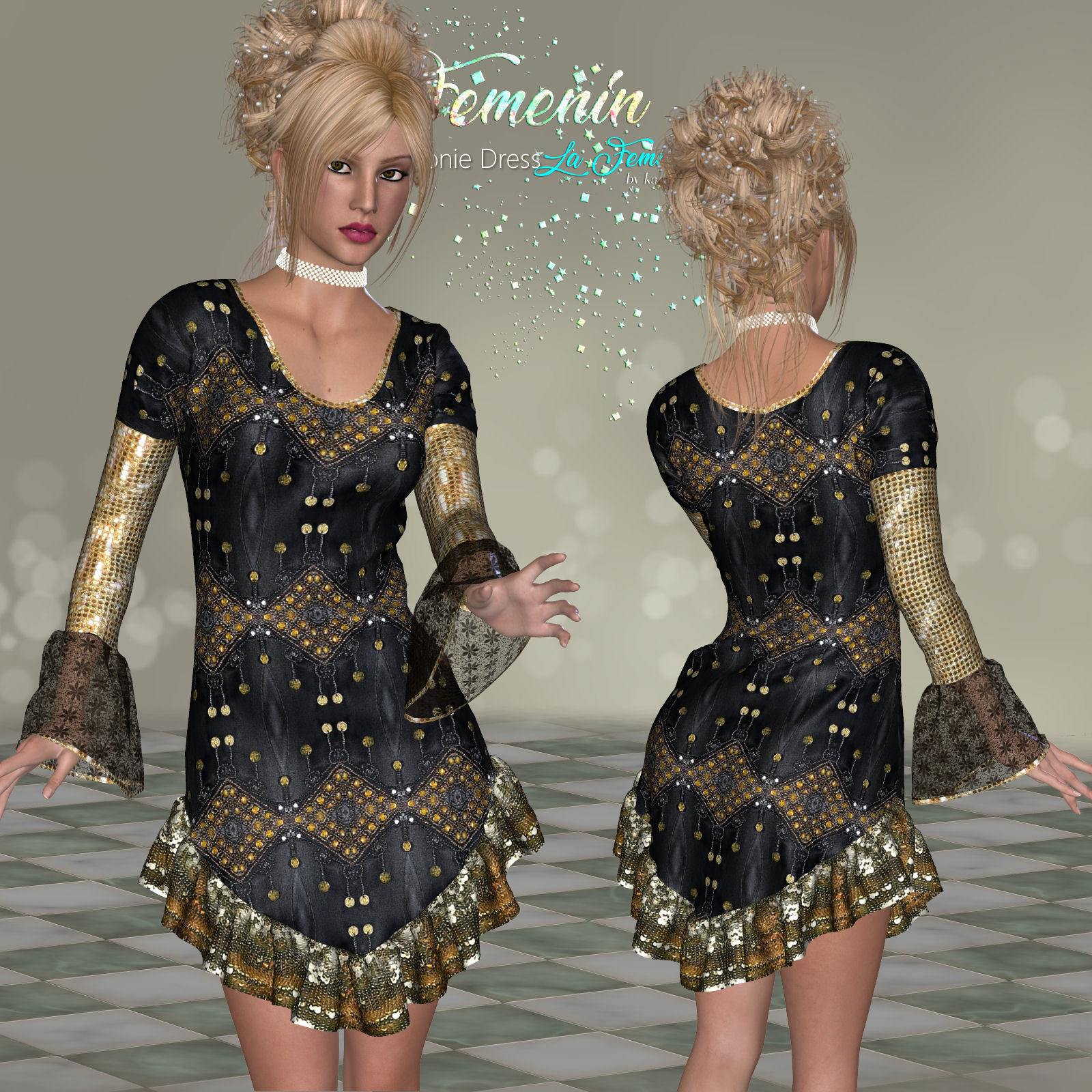 DA-Femenin for Leonie Dress by N/A