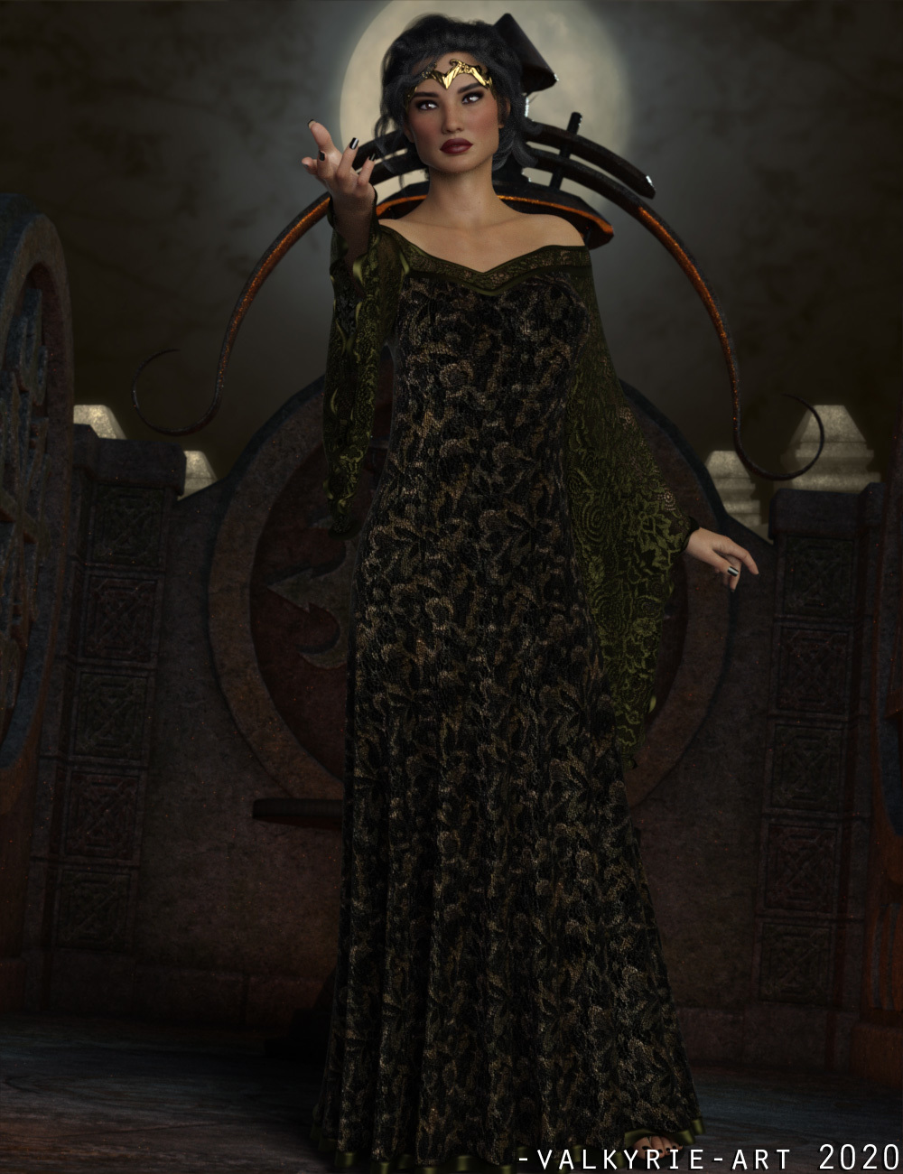 InStyle - dForce - Connie Long Gown by N/A