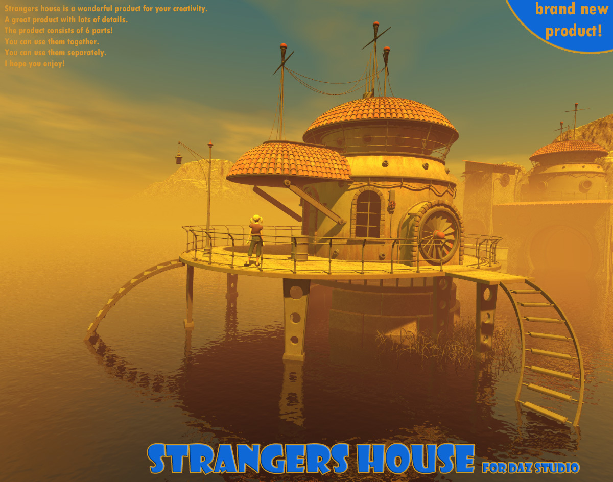 Strangers House for Daz Studio by N/A