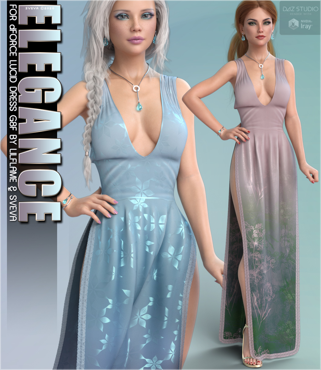 Elegance for dForce Lucid Dress by N/A