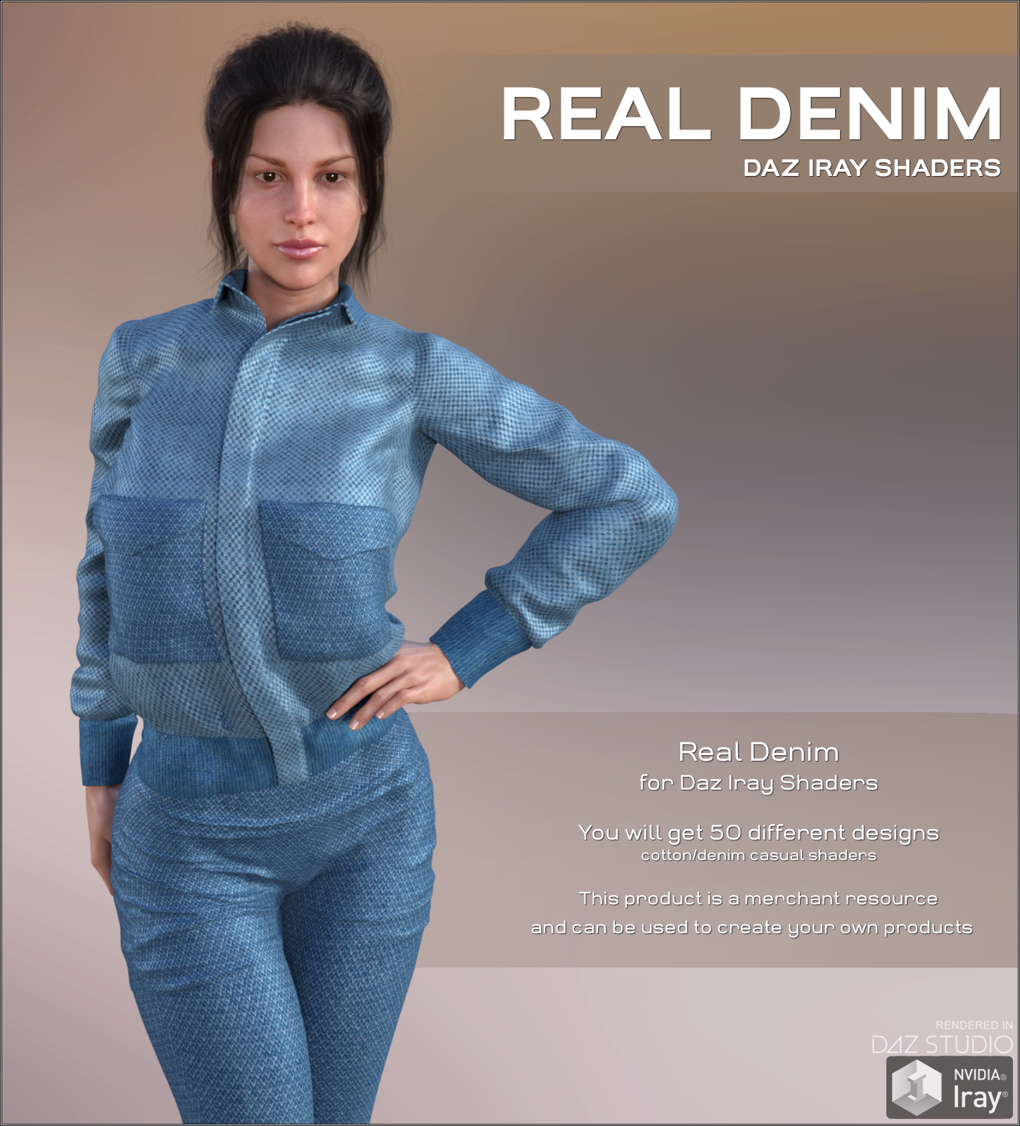 Daz Iray - Real Denim by N/A