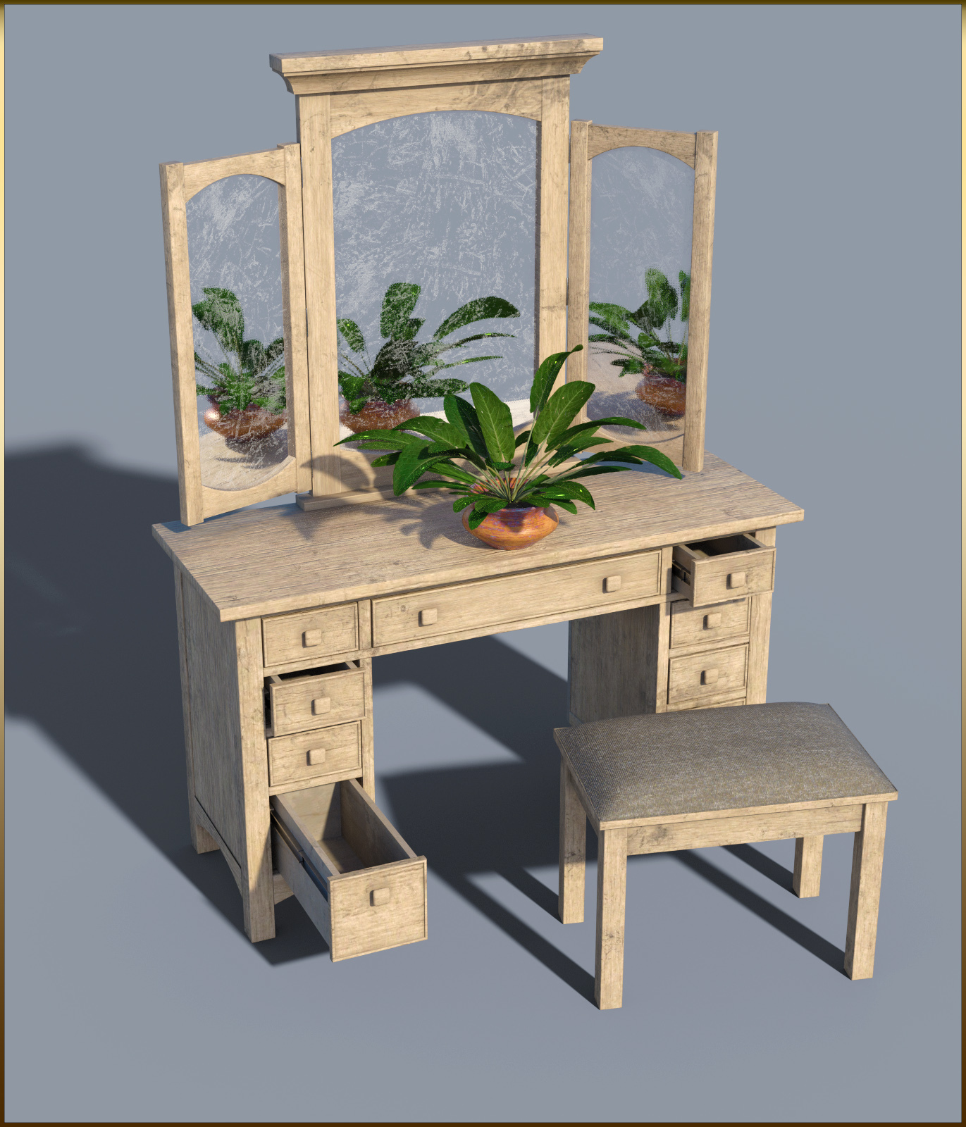 Vintage Furniture : Dressing Table for DS by N/A