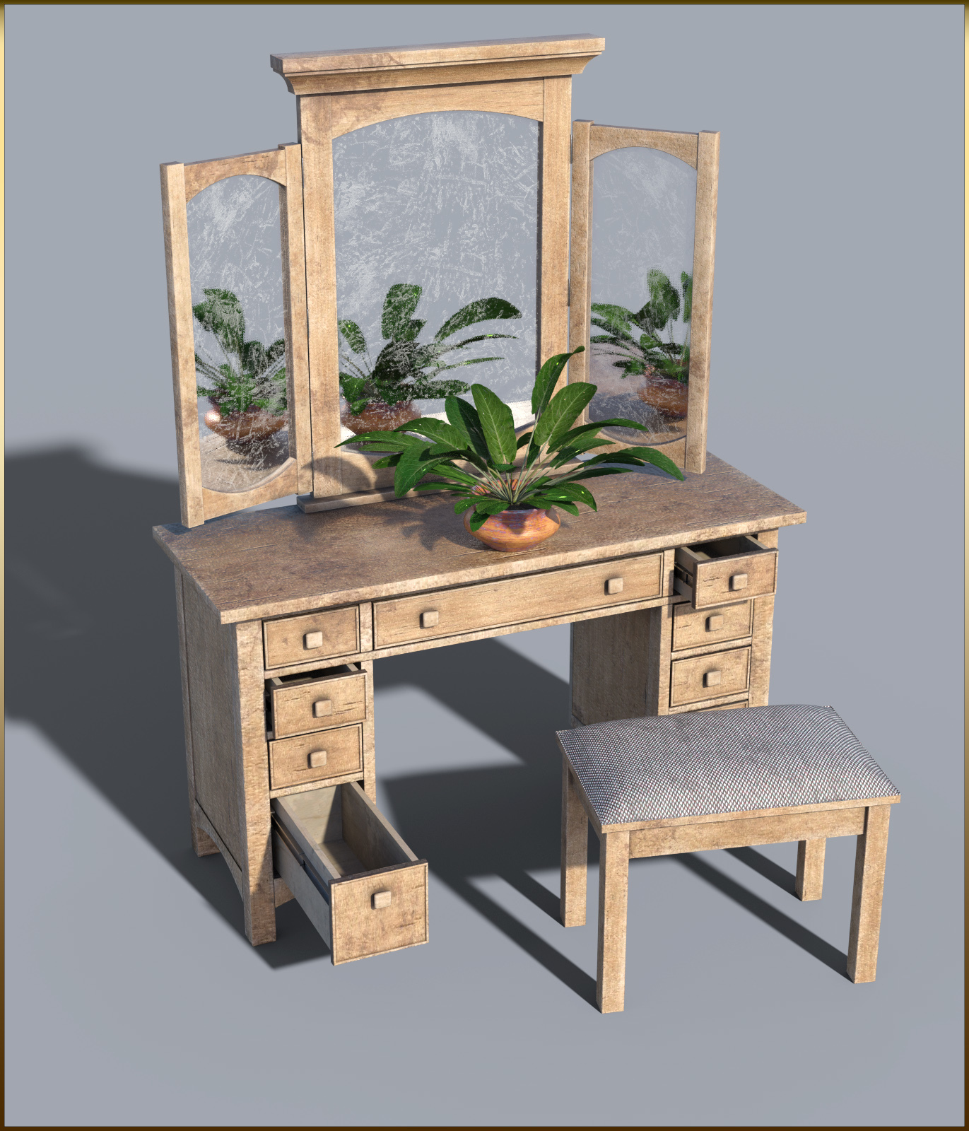Vintage Furniture : Dressing Table for DS by N/A