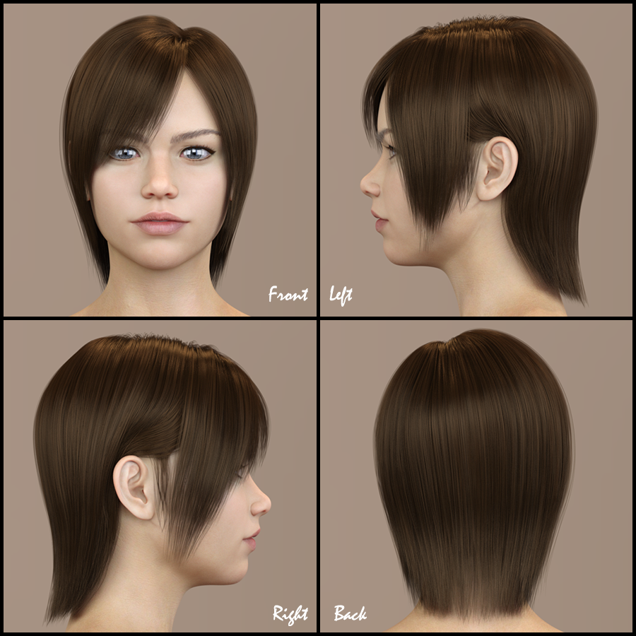 DA Hair for Genesis 8 Female by N/A