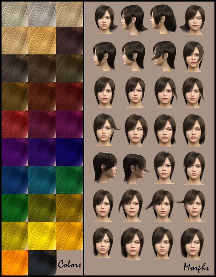DA Hair for Genesis 8 Female by N/A