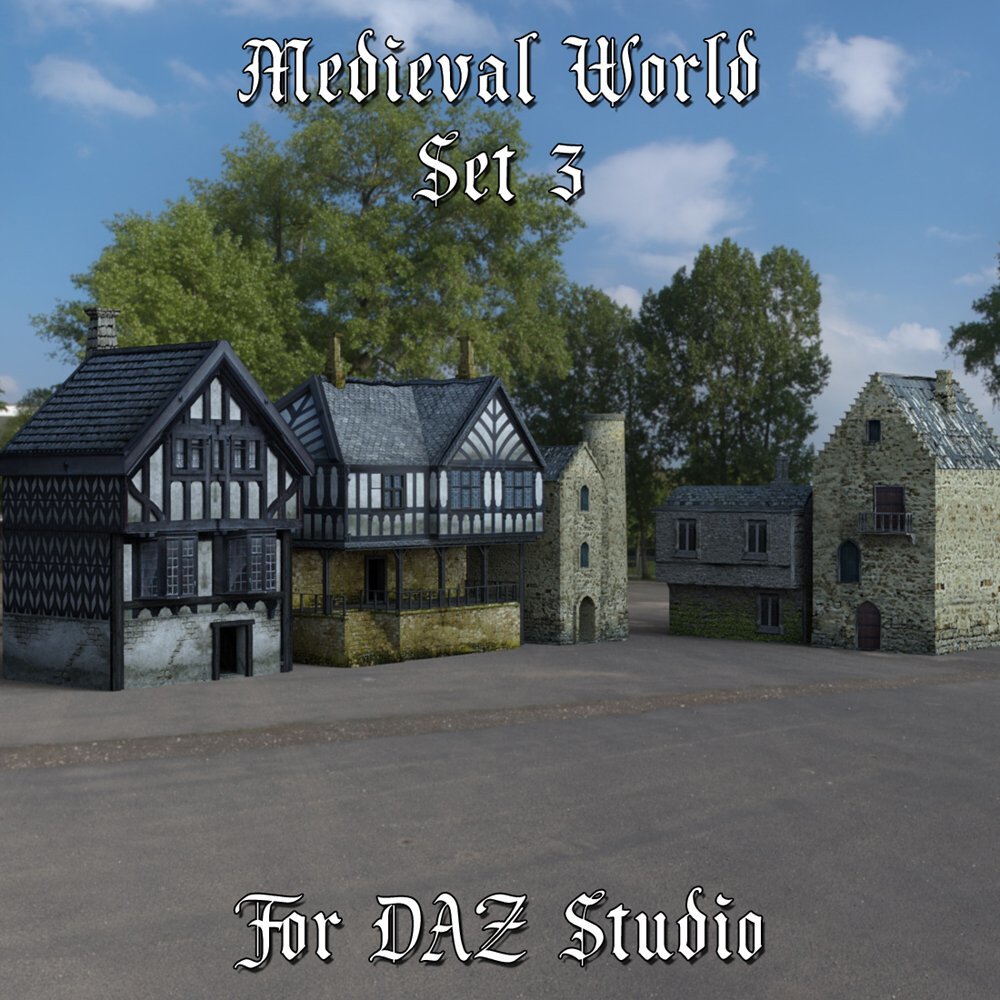 Medieval World Set 3 for DAZ Studio by N/A