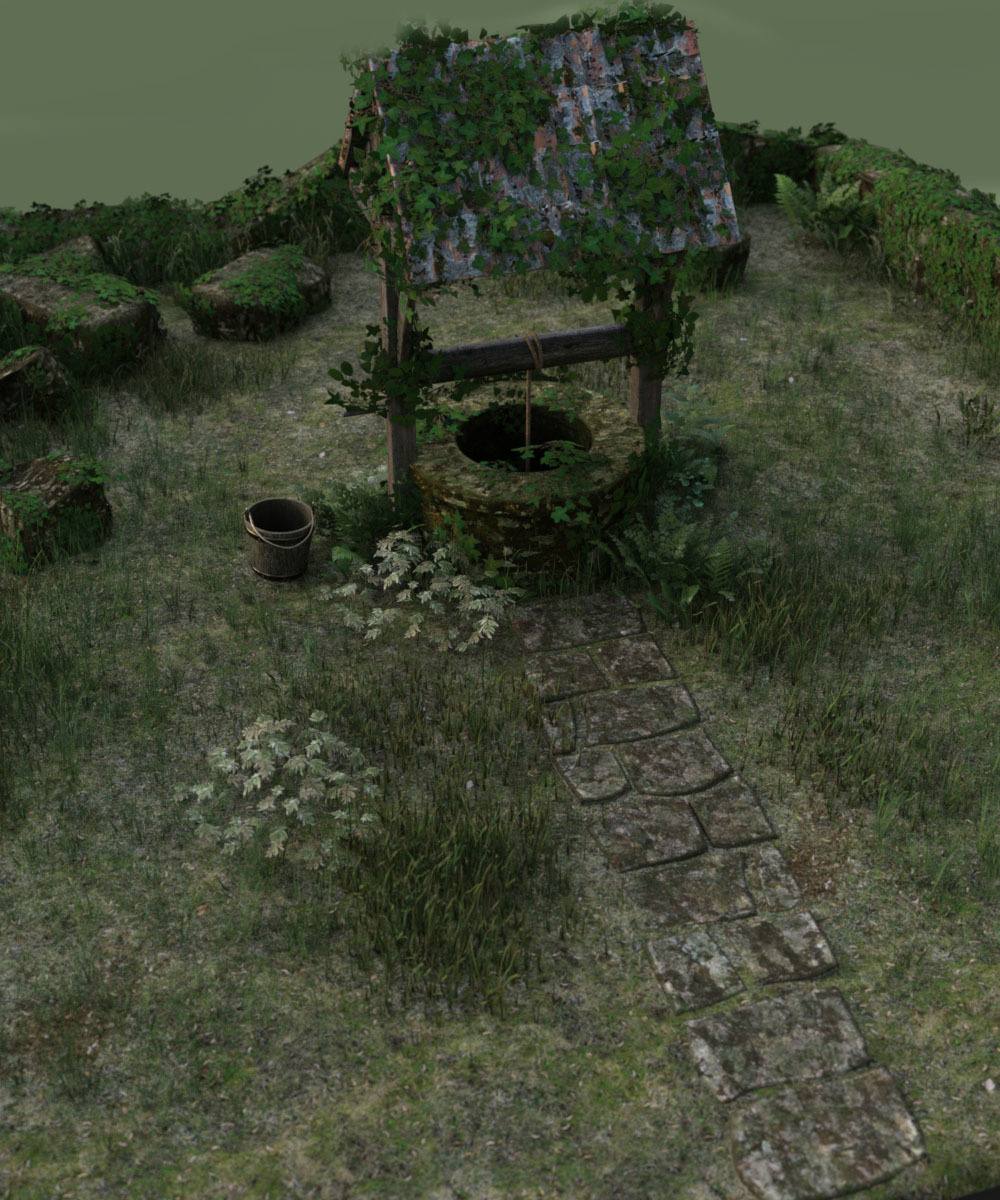 3D Scenery: Old Well by N/A