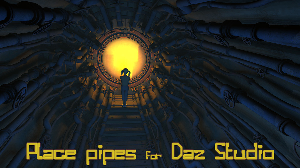 Place pipes for Daz Studio by N/A