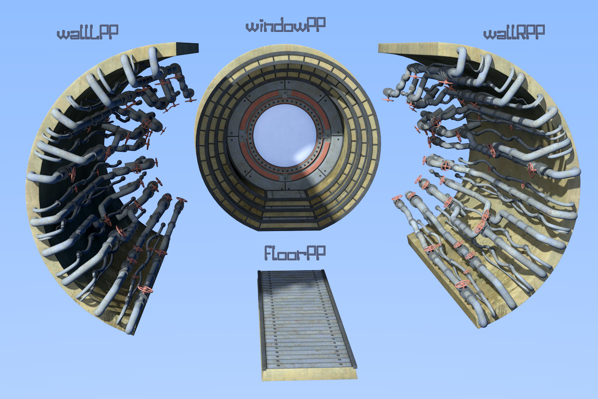 Place pipes for Daz Studio by N/A