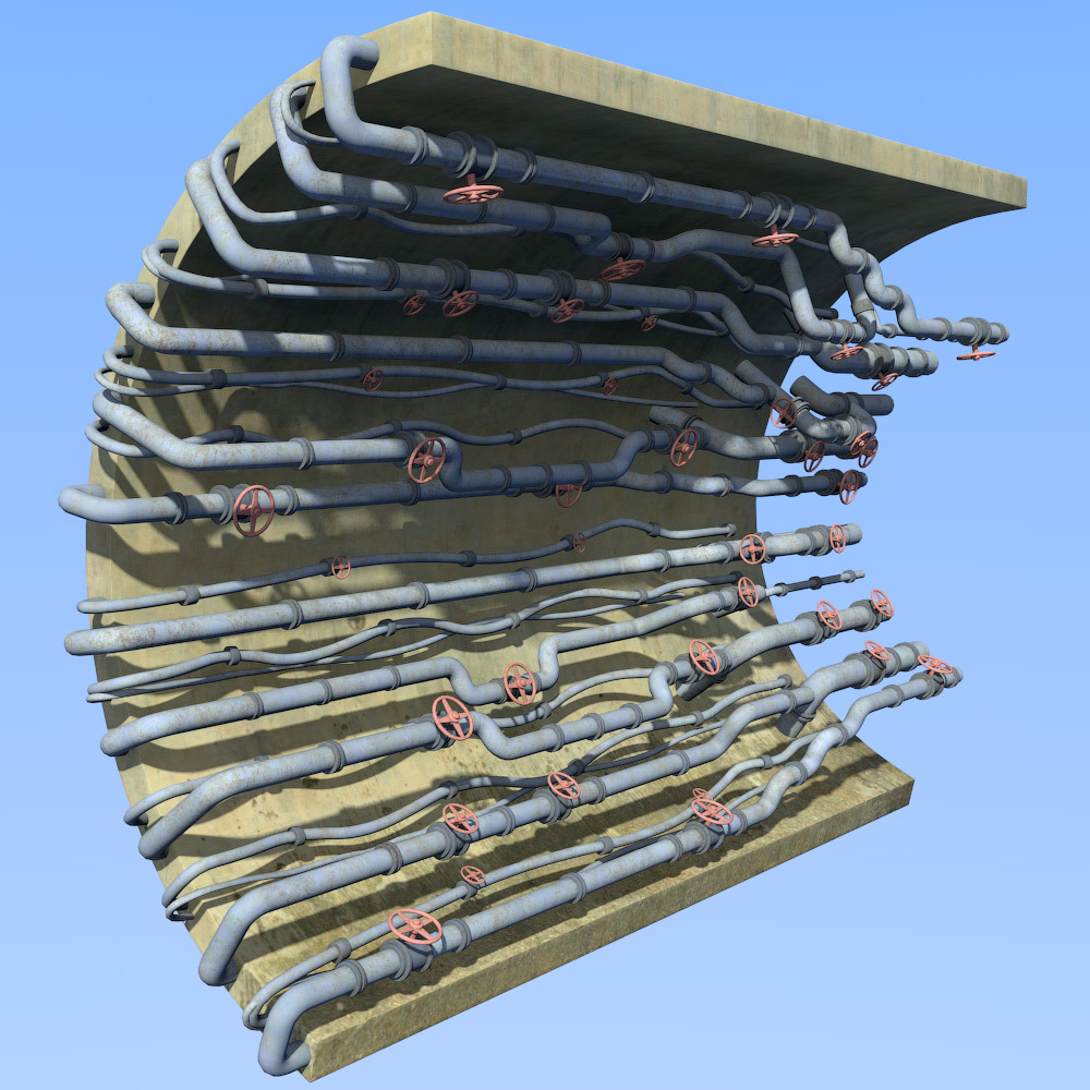 Place pipes for Daz Studio by N/A