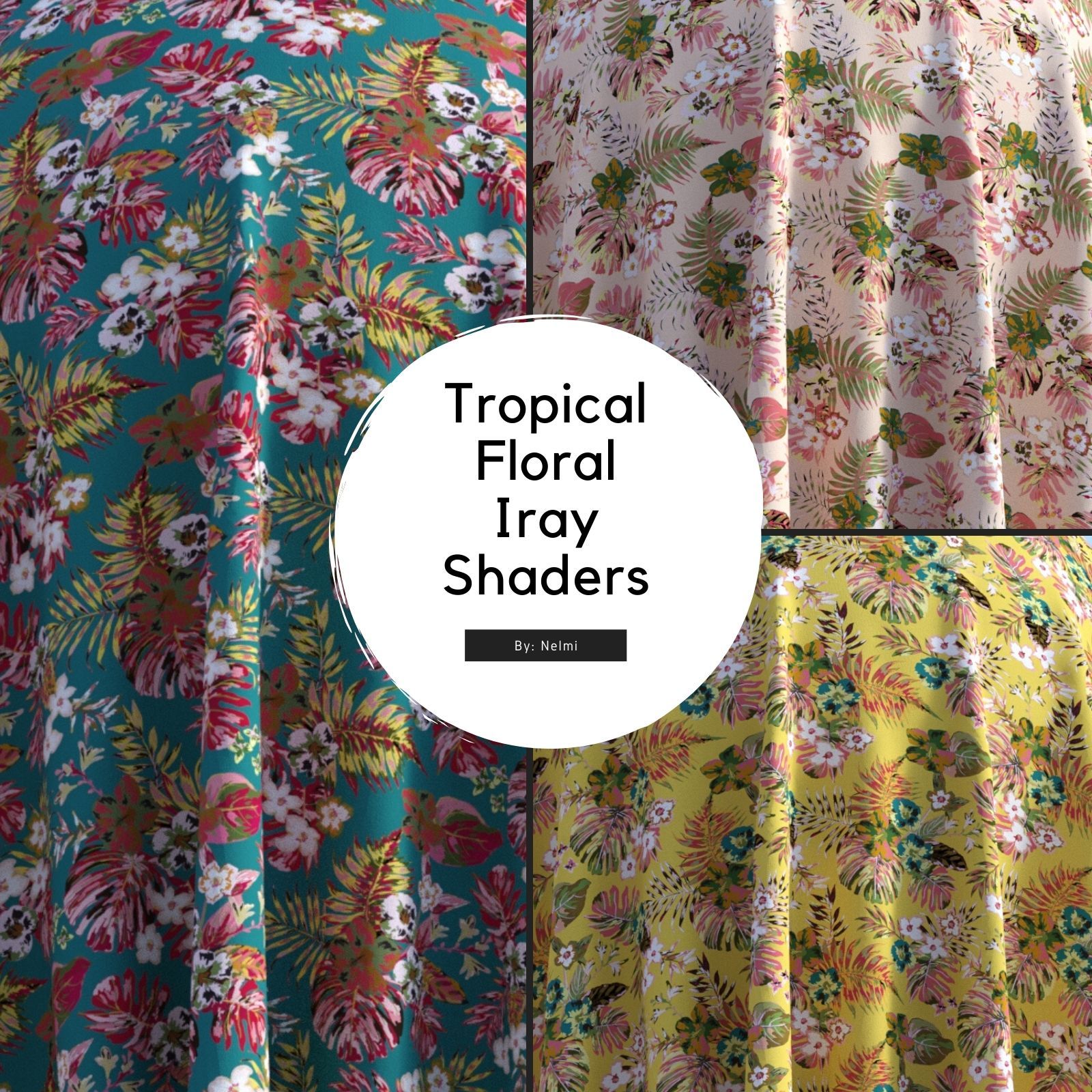 Tropical Fabric Iray Shaders by N/A