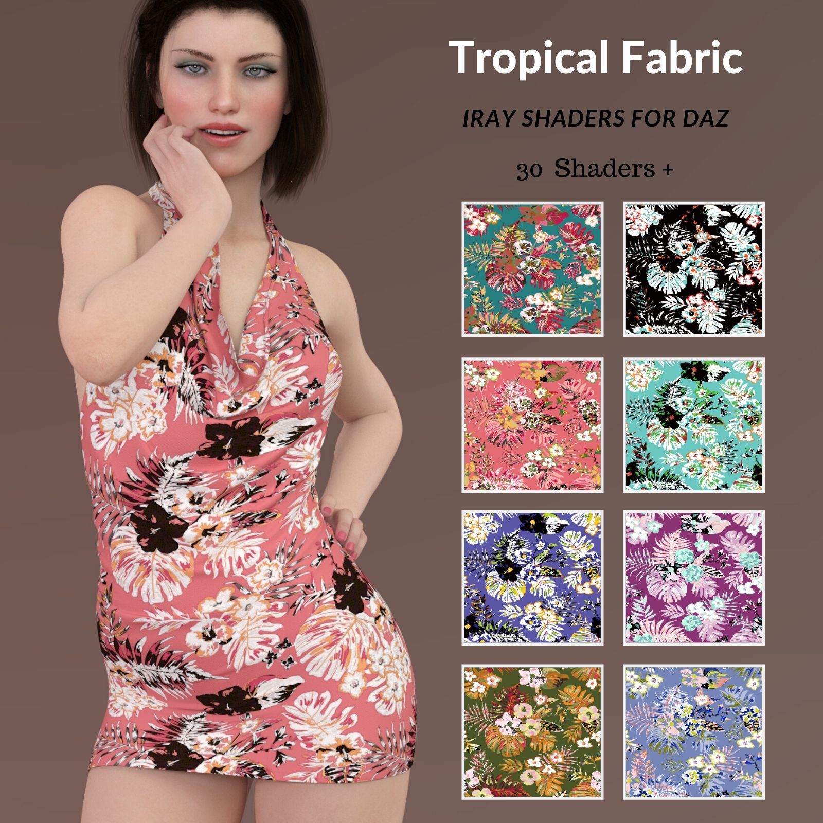 Tropical Fabric Iray Shaders by N/A
