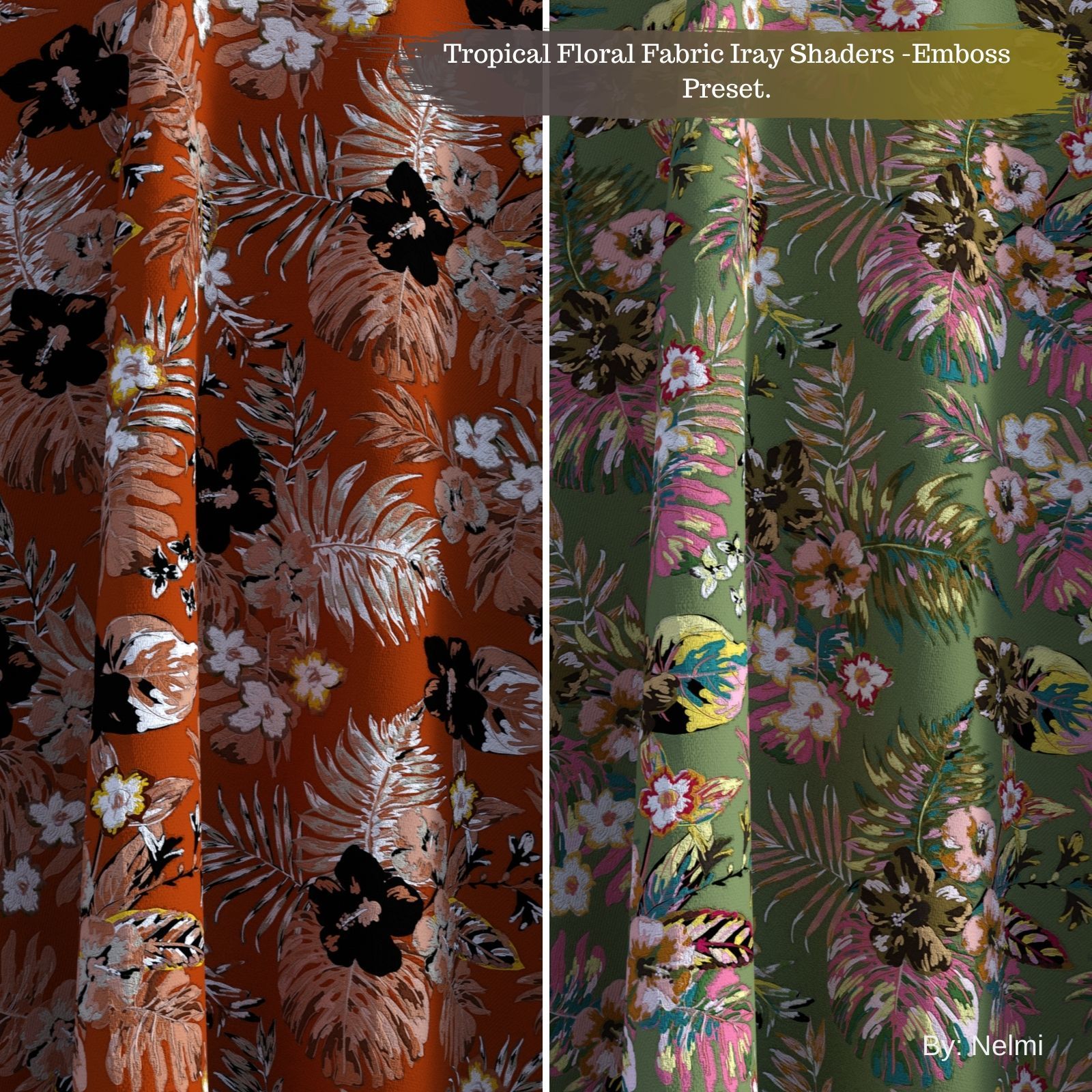 Tropical Fabric Iray Shaders by N/A