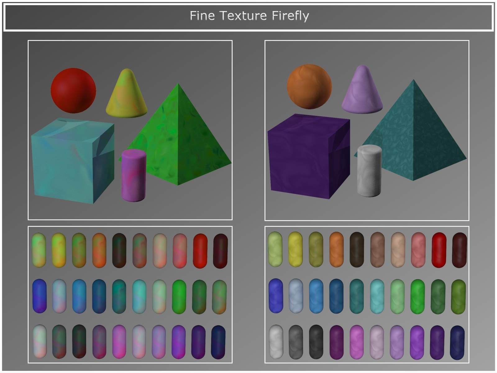 PandaB5 Swirly Materials for Poser by N/A