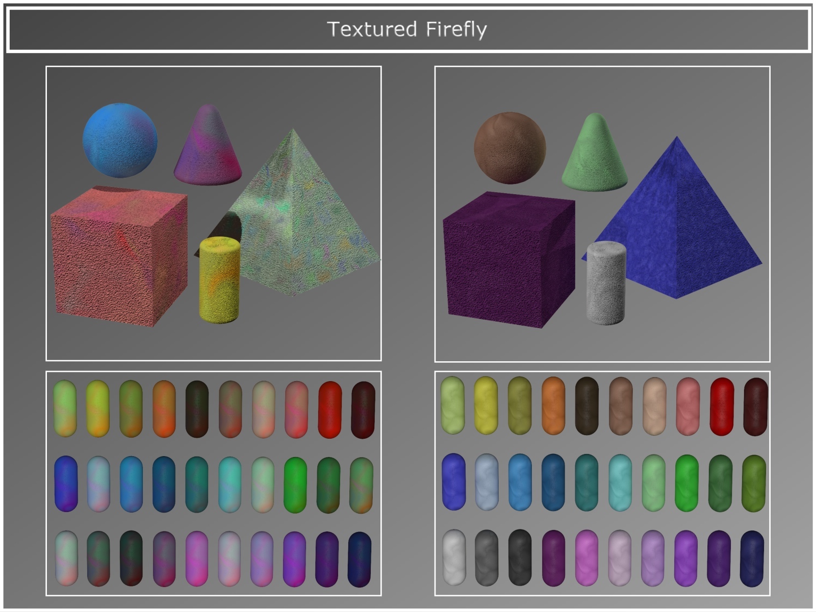 PandaB5 Swirly Materials for Poser by N/A