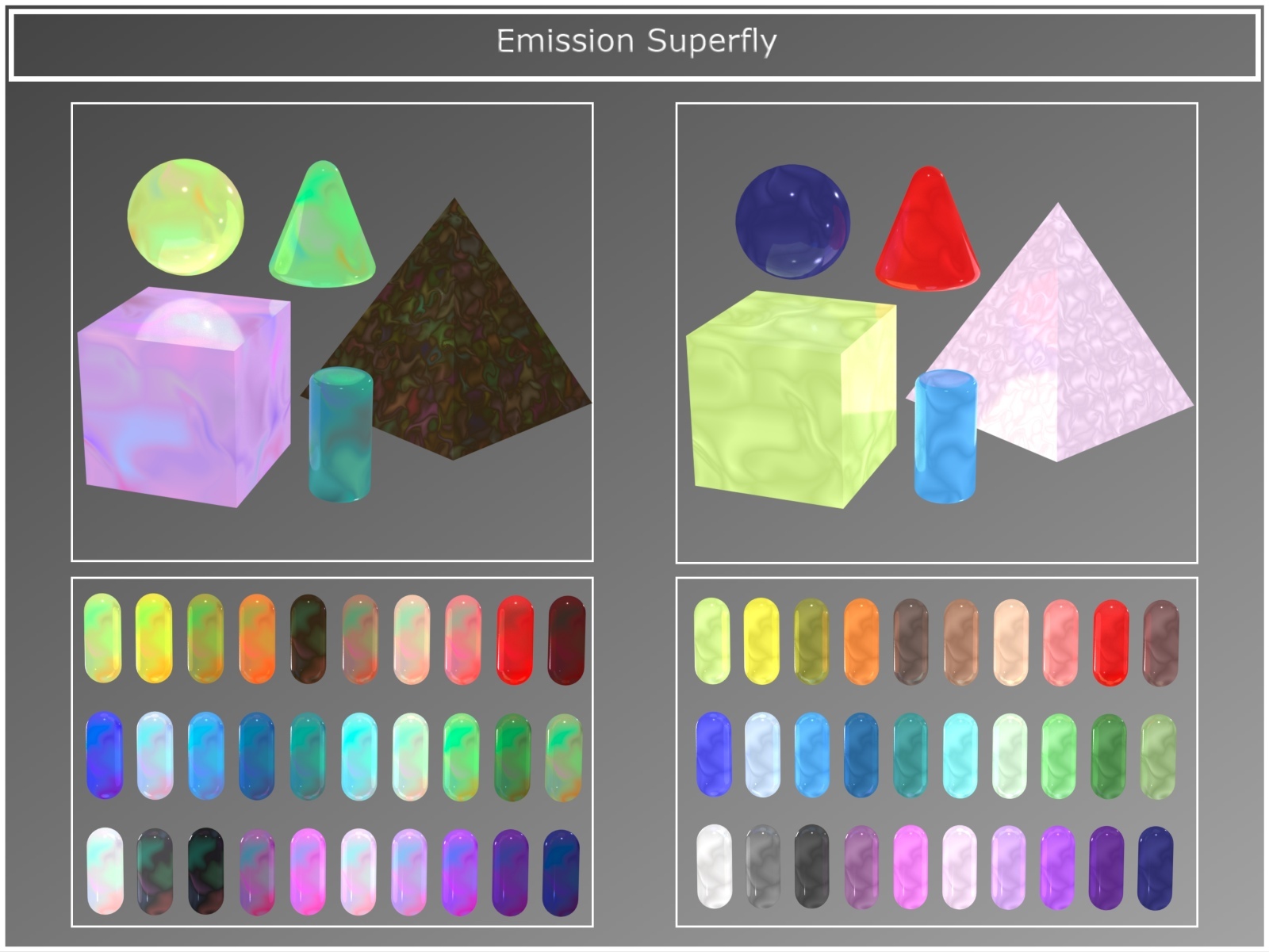 PandaB5 Swirly Materials for Poser by N/A