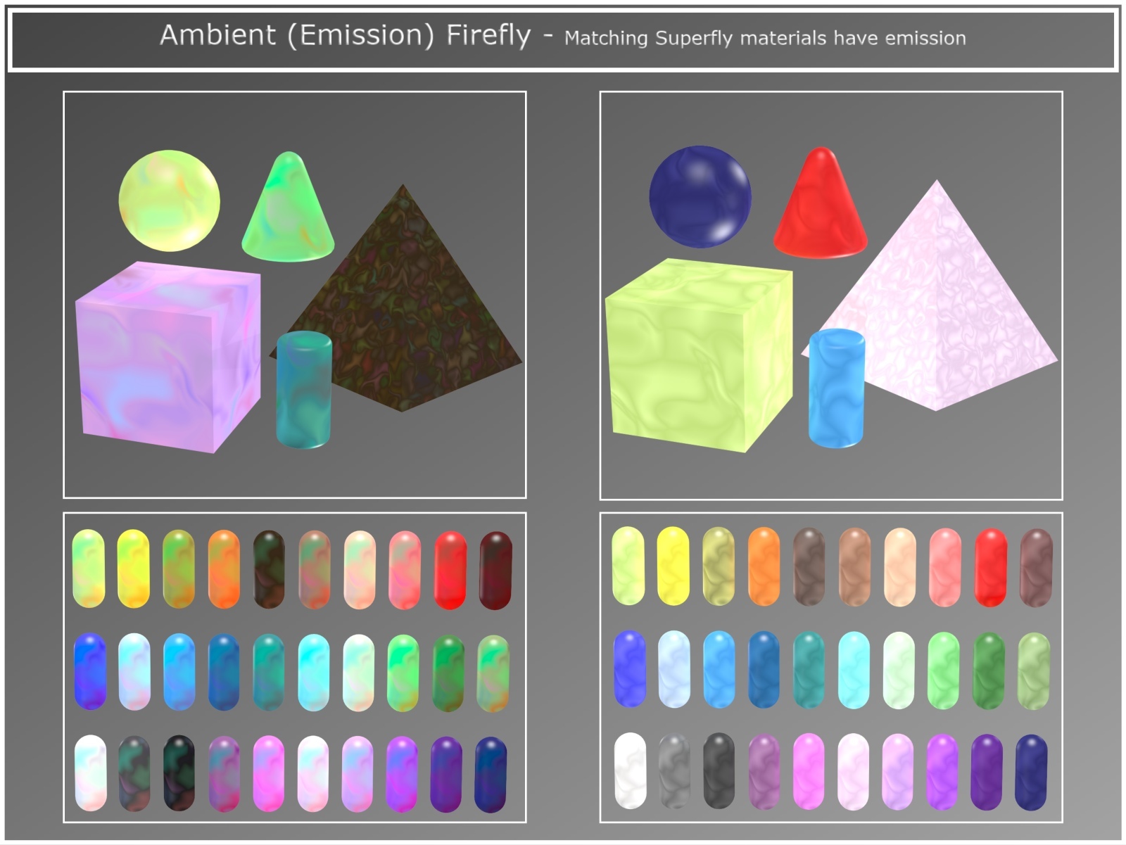 PandaB5 Swirly Materials for Poser by N/A