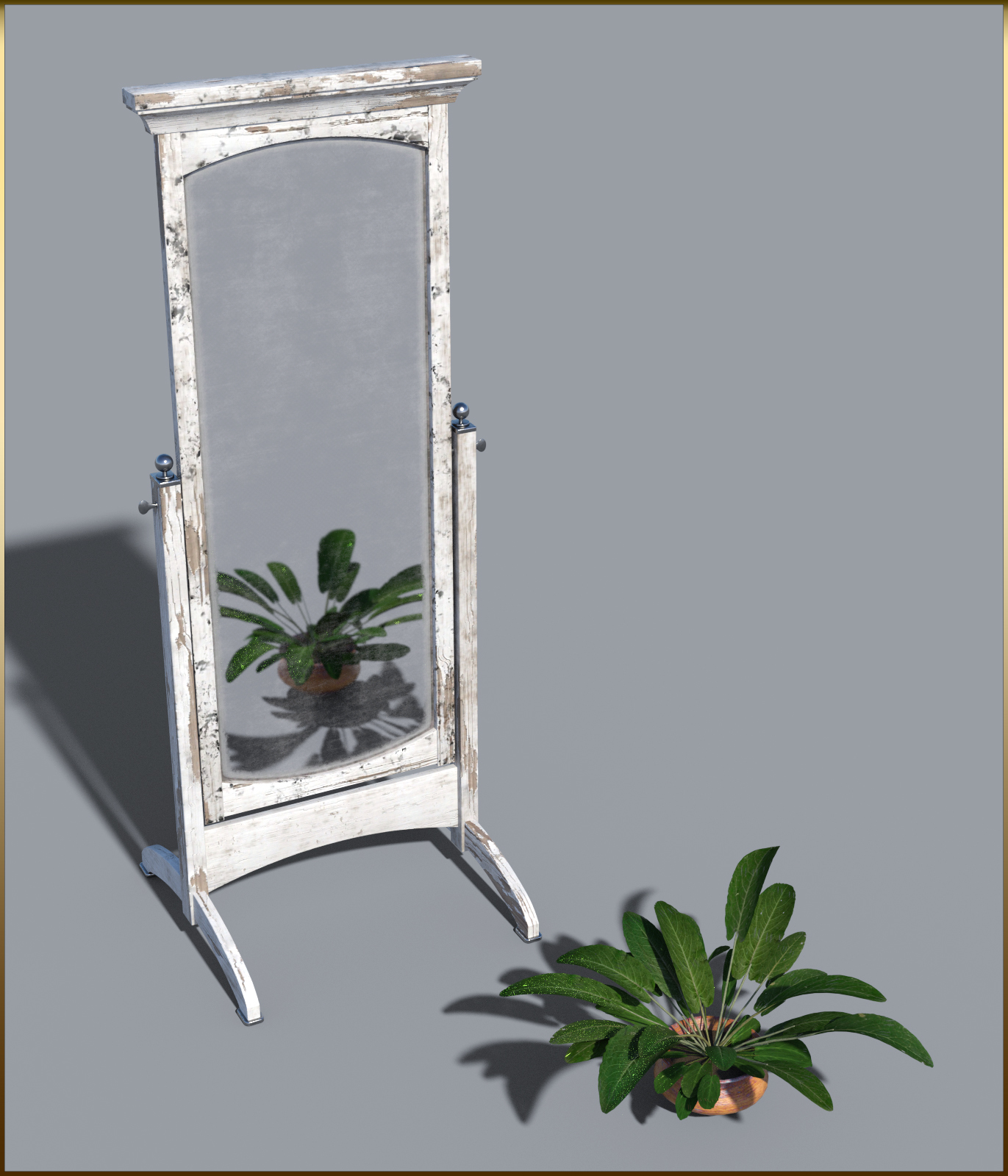 Vintage Furniture : Swivel Mirror for DS by N/A
