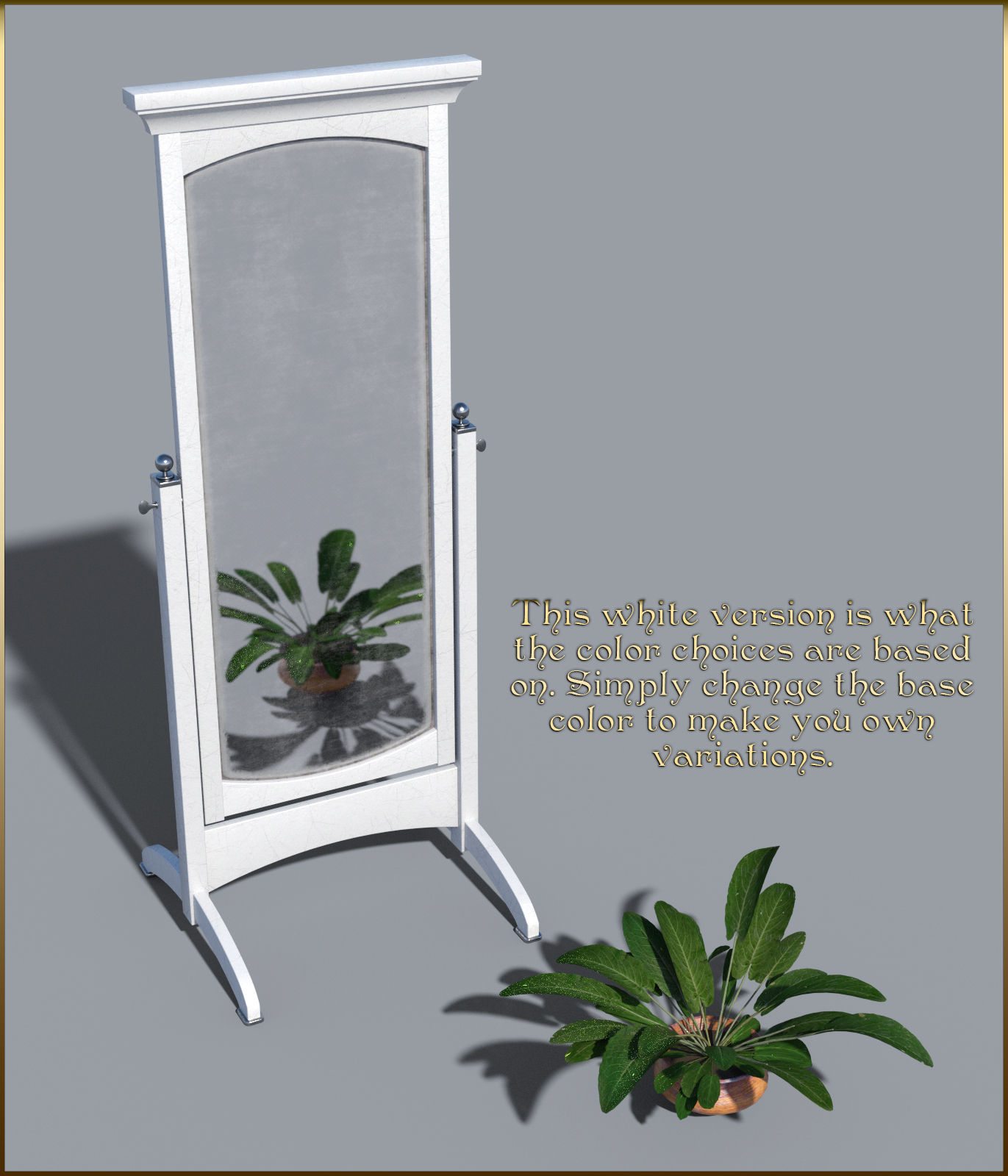 Vintage Furniture : Swivel Mirror for DS by N/A