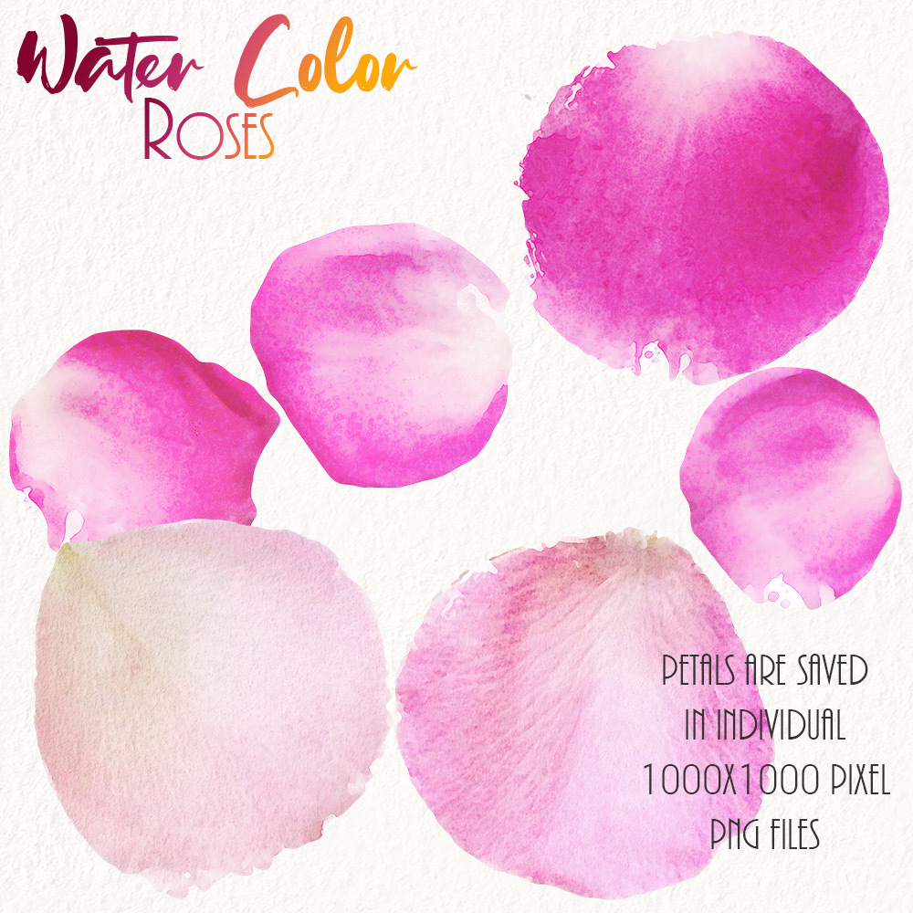 WaterColor Roses by N/A