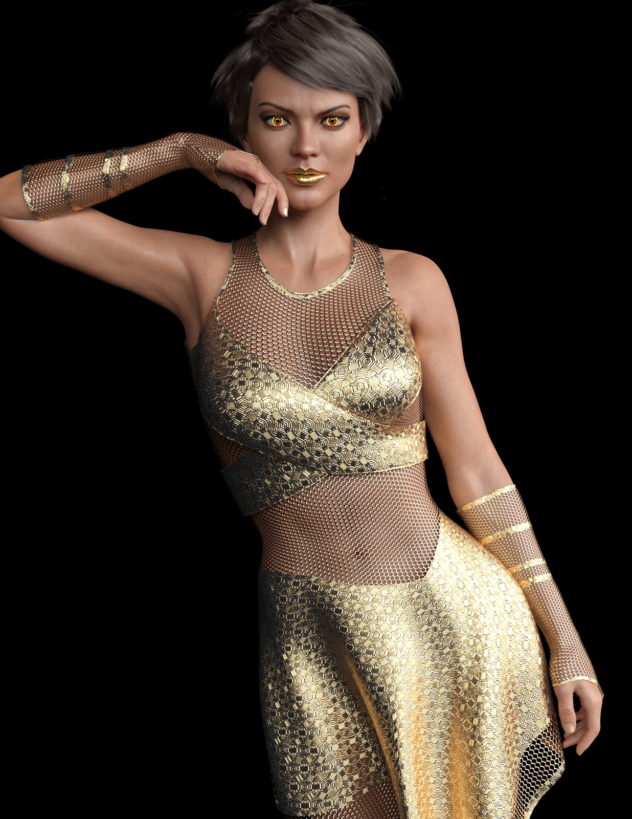 Texture Expansion for Cyber Dress for G8F by N/A