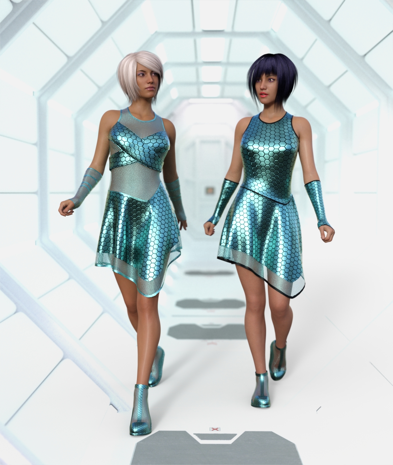 Texture Expansion for Cyber Dress for G8F by N/A