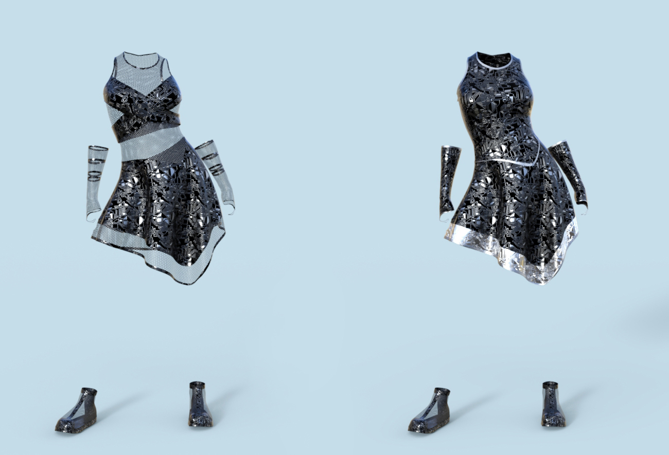 Texture Expansion for Cyber Dress for G8F by N/A