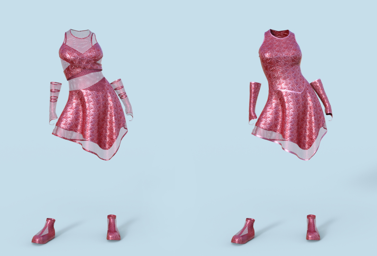 Texture Expansion for Cyber Dress for G8F by N/A