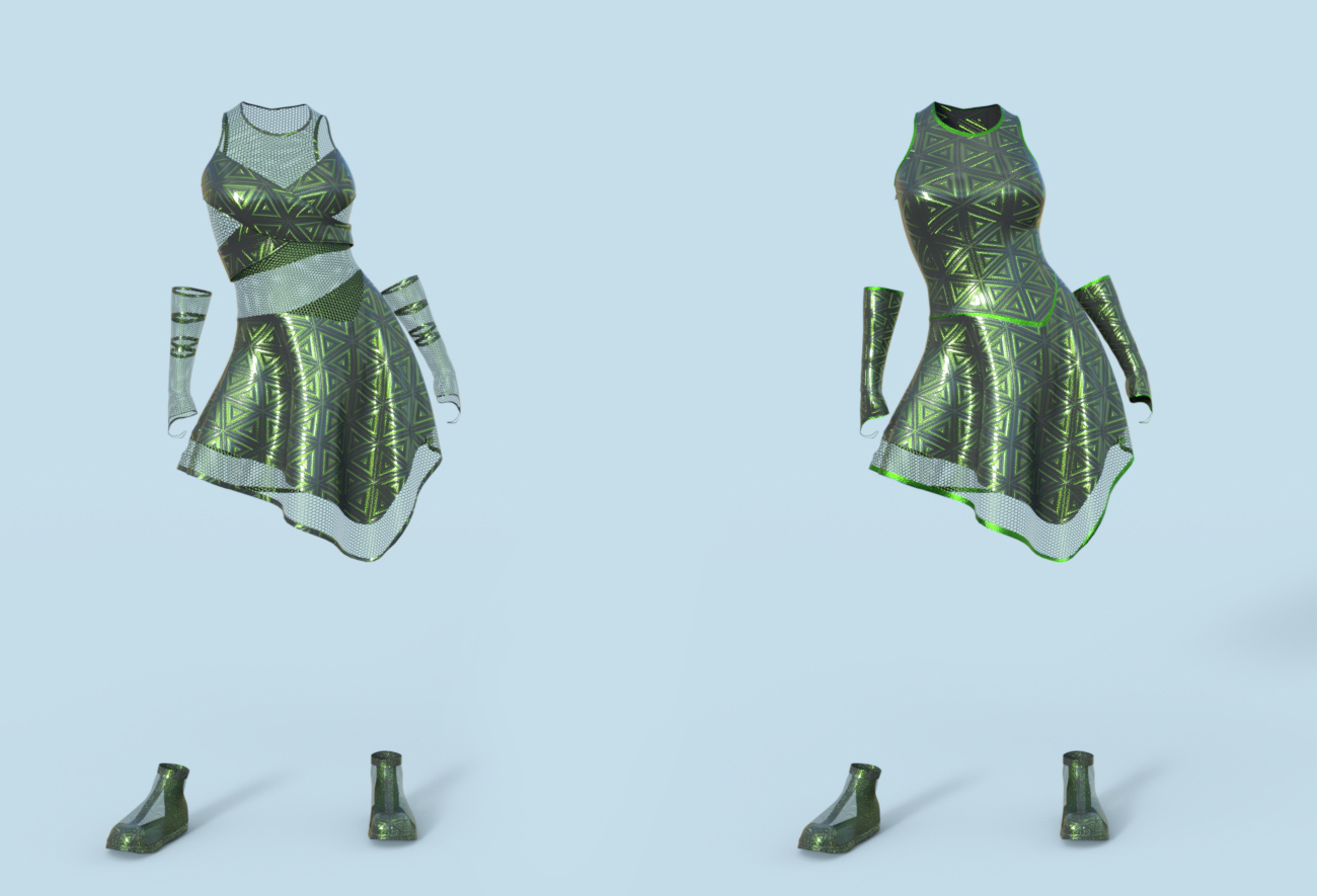 Texture Expansion for Cyber Dress for G8F by N/A