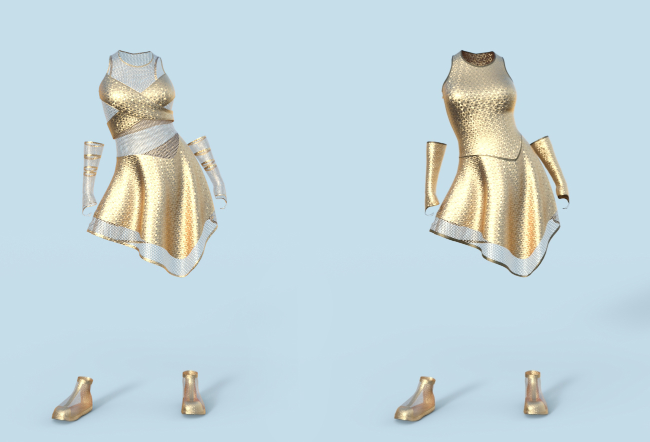 Texture Expansion for Cyber Dress for G8F by N/A