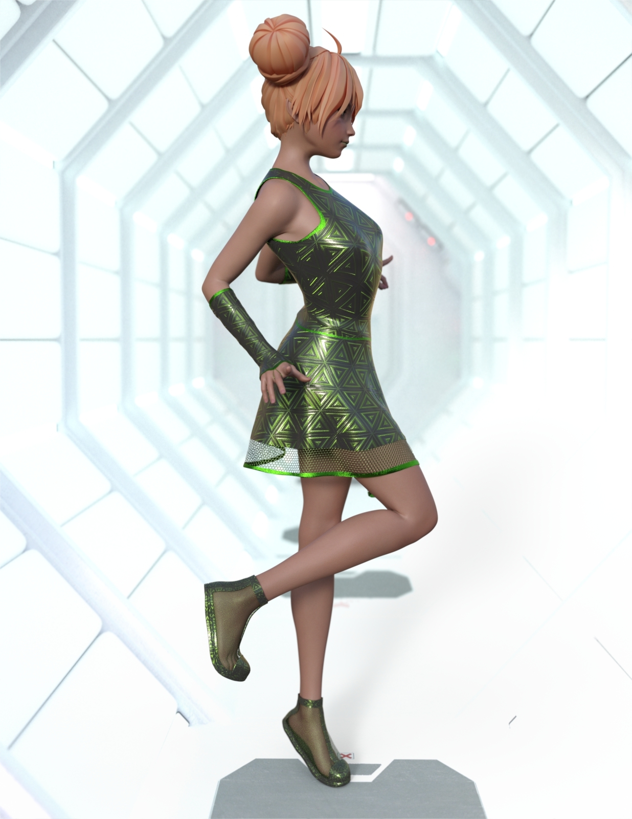 Texture Expansion for Cyber Dress for G8F by N/A